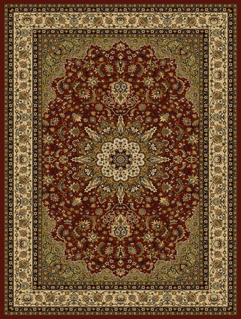 Agrabah Traditional Rug 119 Burgundy.