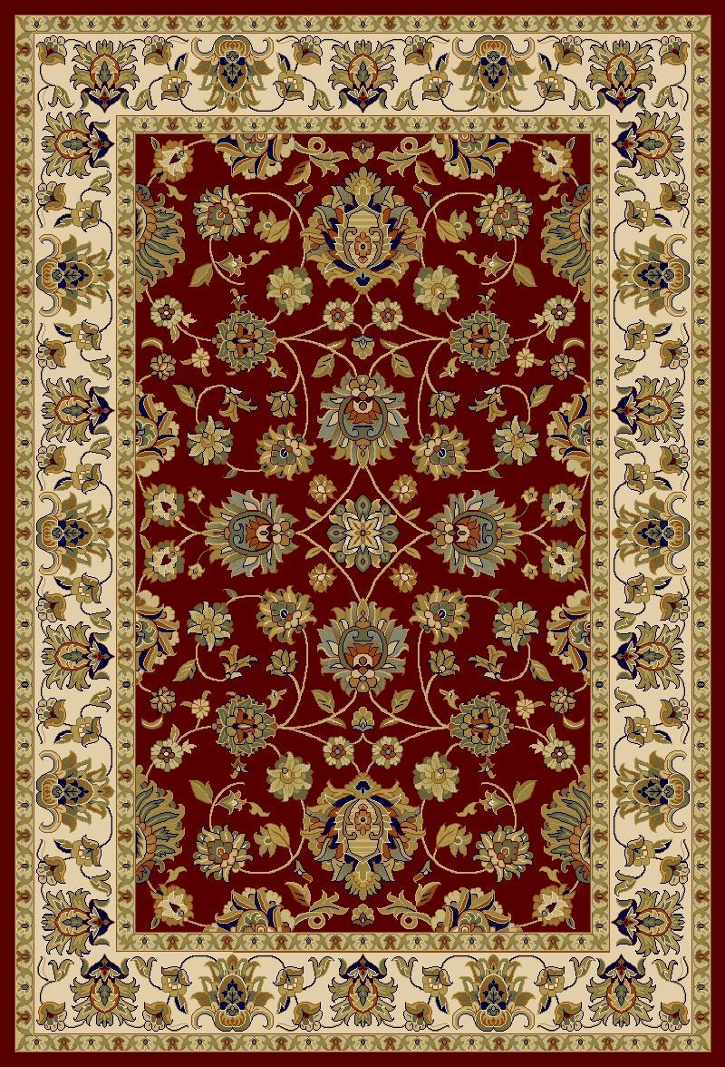 Agrabah Traditional Rug 538 Burgundy.