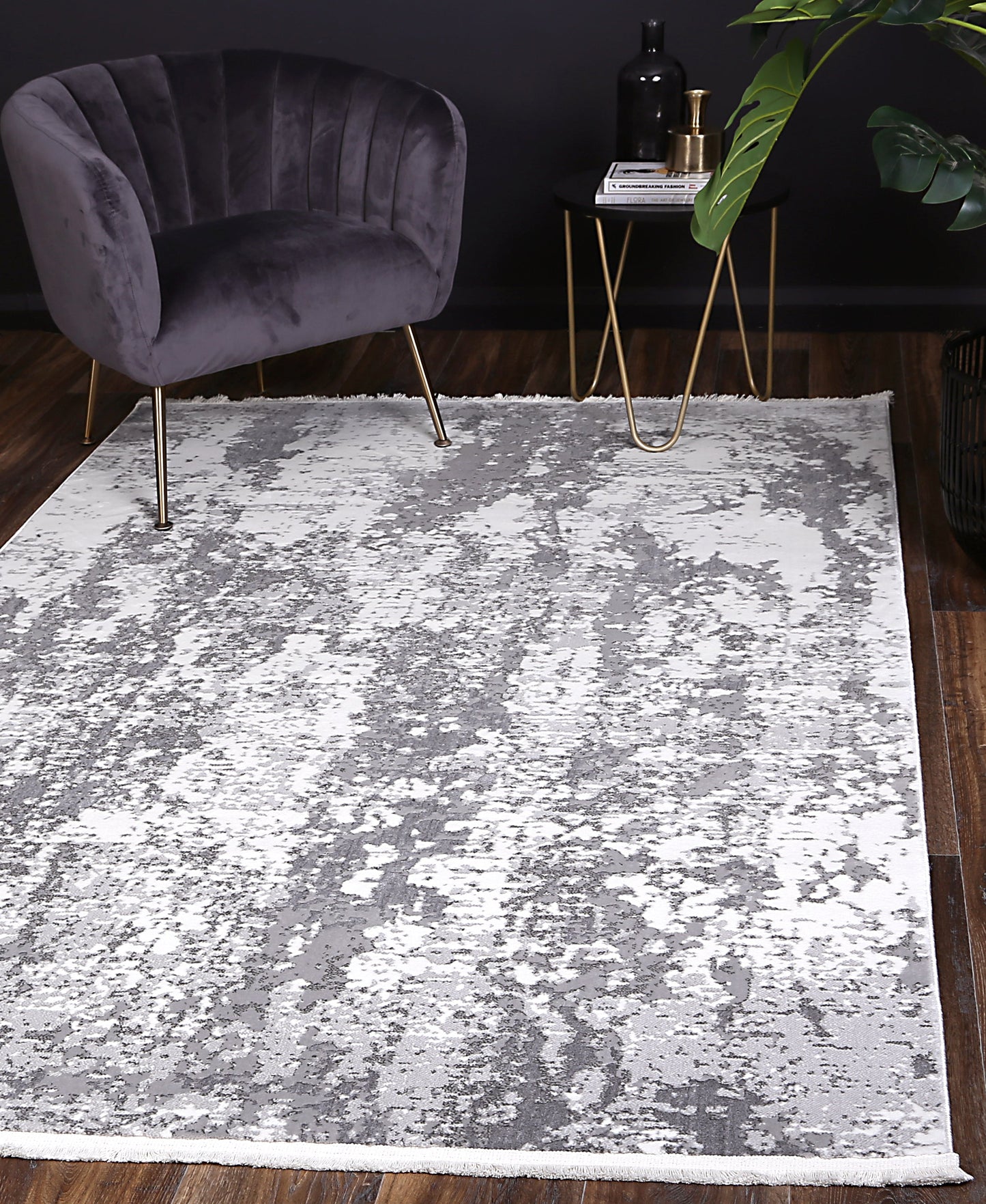 Bohemian Paradise One Modern Grey Rug