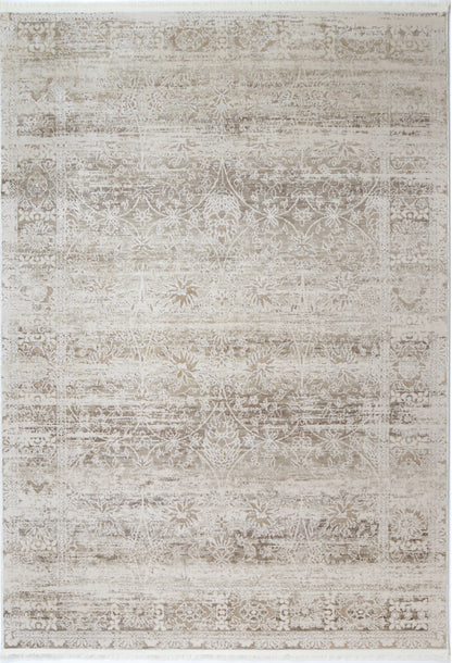 Bohemian Paradise Solid Beige Modern Rug