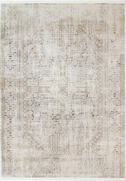 Bohemian Paradise Panel Beige Multi Rug