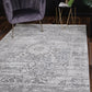 Bohemian Paradise Medalion Grey Blue Rug