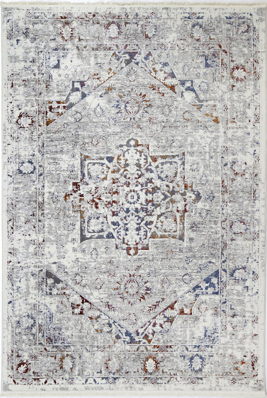 Bohemian Paradise Classic Vintage Grey Multi Rug