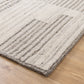 Cassian Prism Grey Cream Wool Rug - CASS02