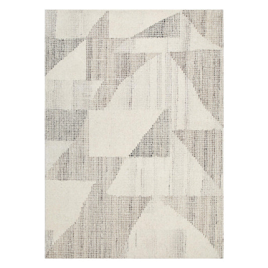 Cassian Flecks Beige Wool Rug - CASS03