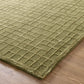 Abasco Green Knitted Wool Rug