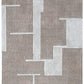 Indulgence Geo Lines Beige Grey Rug - INDU002