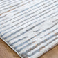 Indulgence Distressed Lines Blue Rug - INDU005