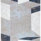 Indulgence Geometric Shapes Blue Multi Rug - INDU006