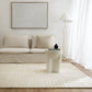 Abasco Ivory Knitted Wool Rug