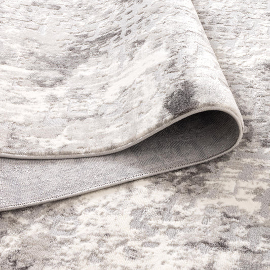 Jade Abstract Grey Rug - JADE003