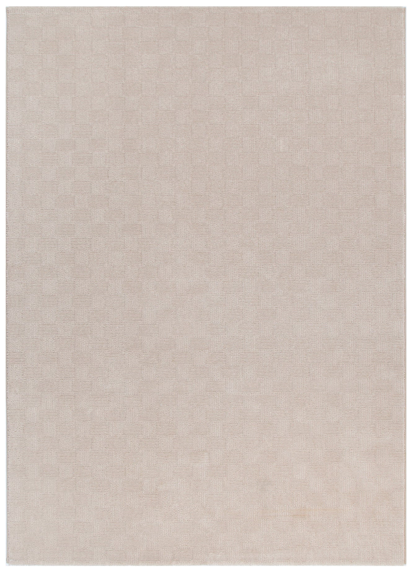 Lara Checkers Beige Rug