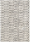 Mila Monochrome Squares Black and Cream Rug - MIL2