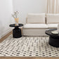 Mila Monochrome Squares Black and Cream Rug - MIL2