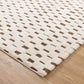 Mila Monochrome Squares Brown and Cream Rug - MIL3