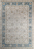 Prague Francesca Cream & Blue Traditional Rug