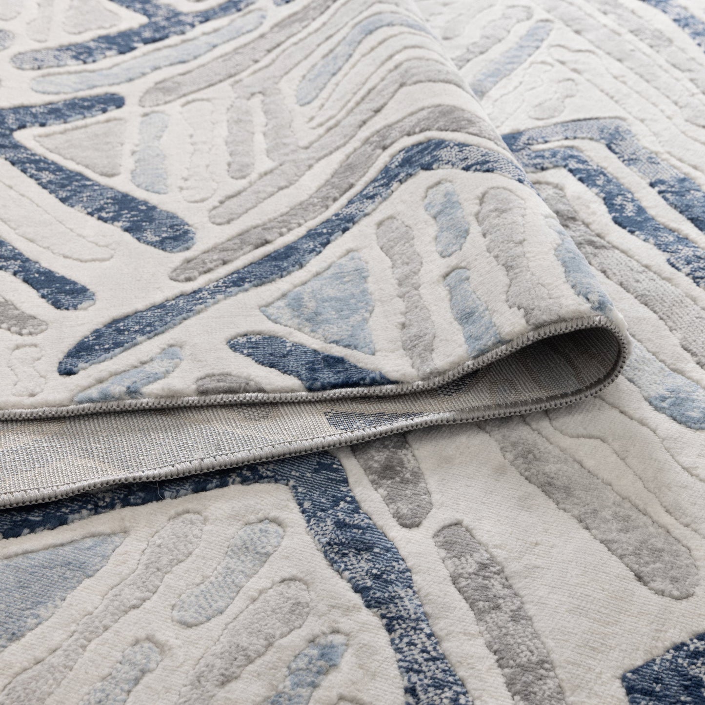 Ruby Diamond Blue Grey Rug