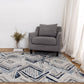 Ruby Diamond Blue Grey Rug