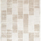 Trend Modern Stripes Grey and Beige Rug - T100