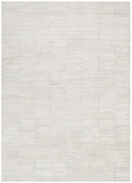 Trend Distressed Beige and Grey Rug - T300