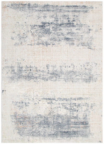 Toscana Distressed Splash Beige Blue Rug TOS5