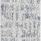 V002: Vestige Abstract Grey Blue Rug