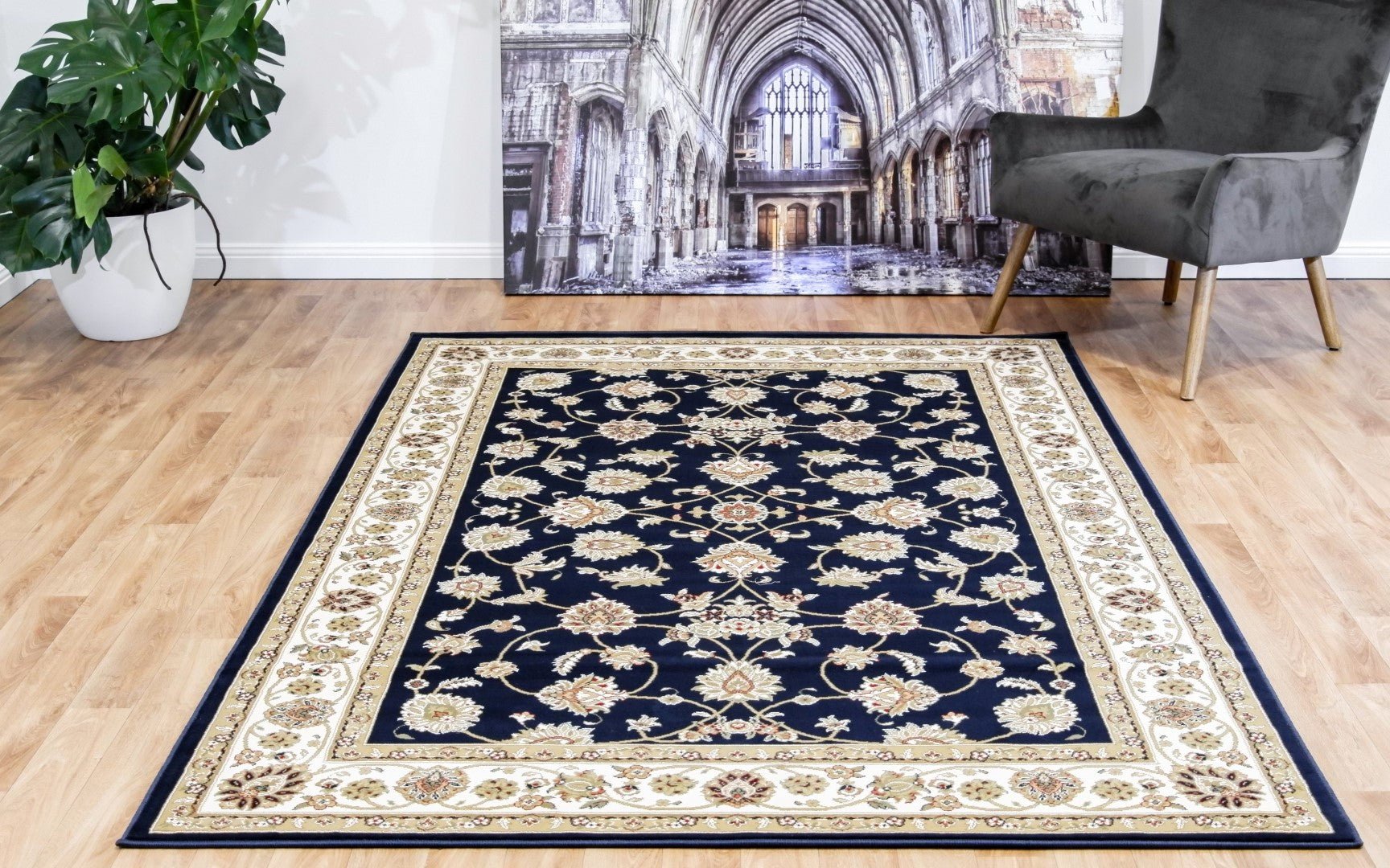 Agrabah 173 Navy - Rugs PointMagento Product