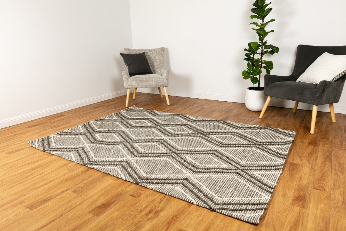 Anita Charcoal 10207 - Rugs PointMagento Product