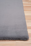 Koala-inspired feel grey rug by Celine, adds comfort and style to any living space