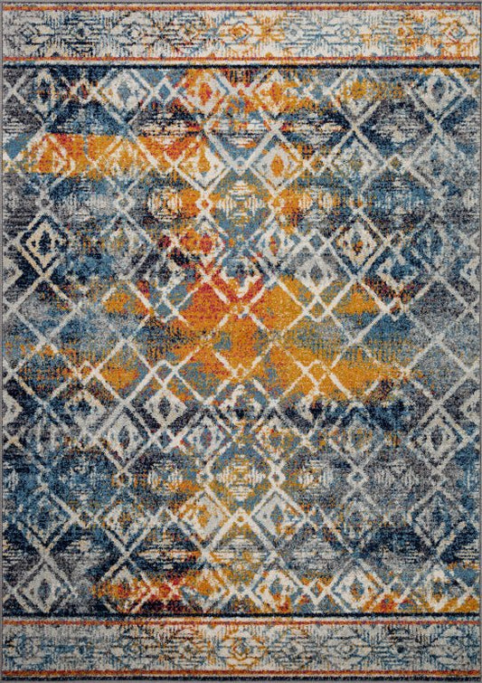 Joy 8023 Blue Gold - Rugs PointMagento Product