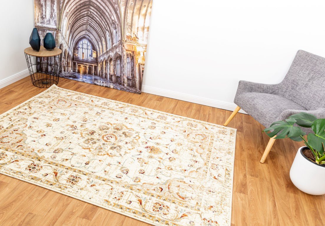 Raffia Rug mat 1332 Ivory.