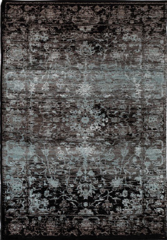 Raffia 7444 Black - Rugs PointMagento Product